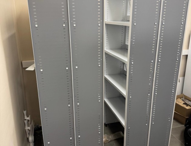 стационарные стеллажи металлические